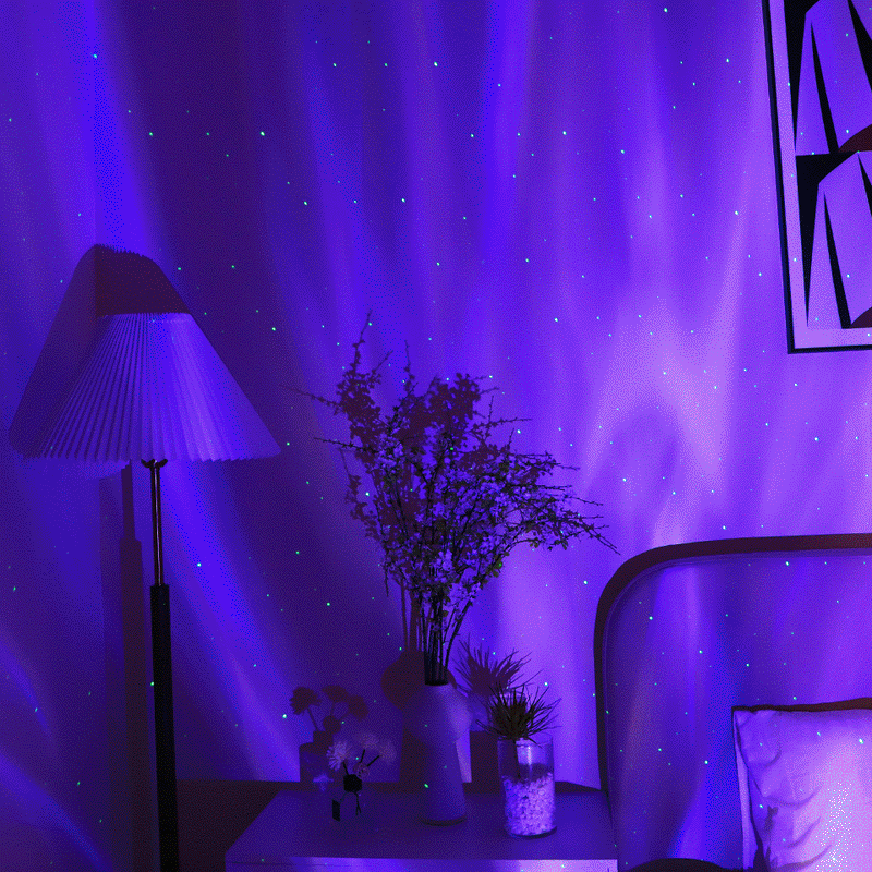 Star Projector LED Aurora Projector Bluetooth Speaker Night Light