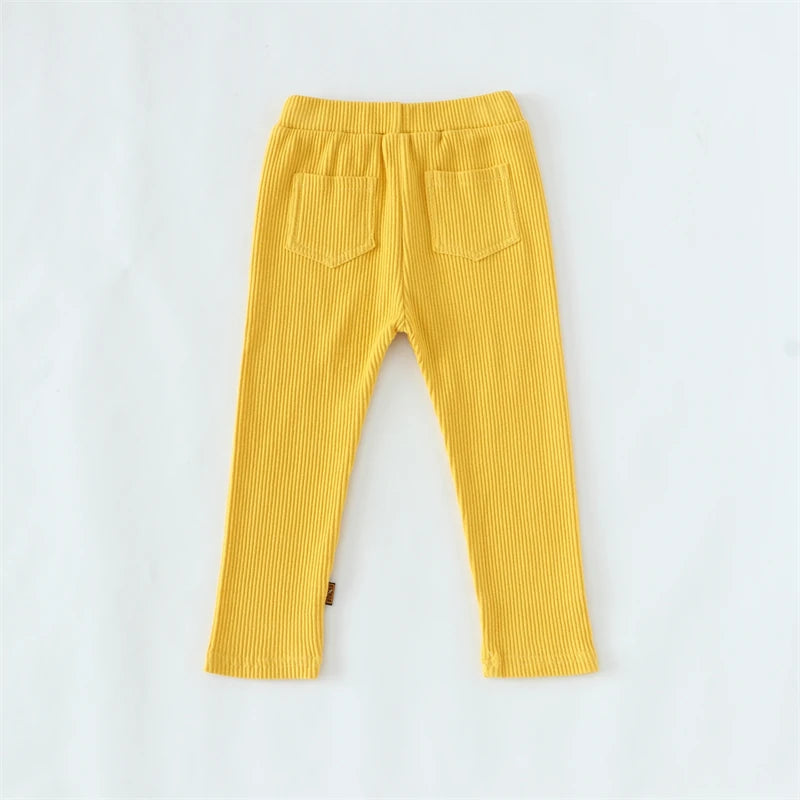Cotton Leggings โ High Waist Infant -Sizes 9-24 mo. & Sizes 3- 6