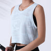Women’s Camouflage Running Vest-Crop Top