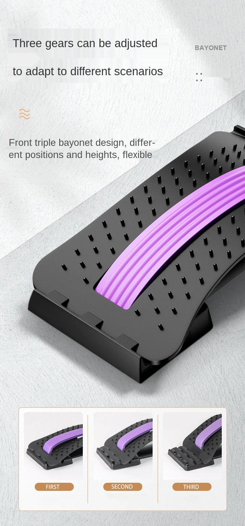 Lumbar Soothing Device & Stretching Massager