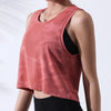 Women’s Camouflage Running Vest-Crop Top