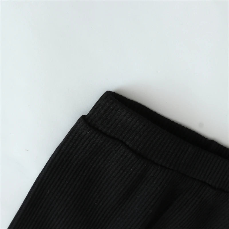 Cotton Leggings โ High Waist Infant -Sizes 9-24 mo. & Sizes 3- 6