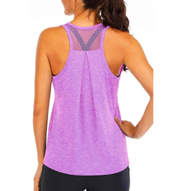 Women’s Yoga Sleeveless Fitness Shirt