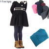Girls Warm Velvet Leggings – Autumn/Winter Candy Colors (Sizes 3–9yrs.)