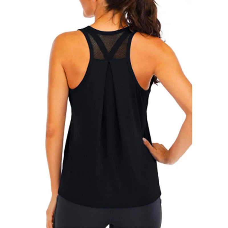 Women’s Yoga Sleeveless Fitness Shirt