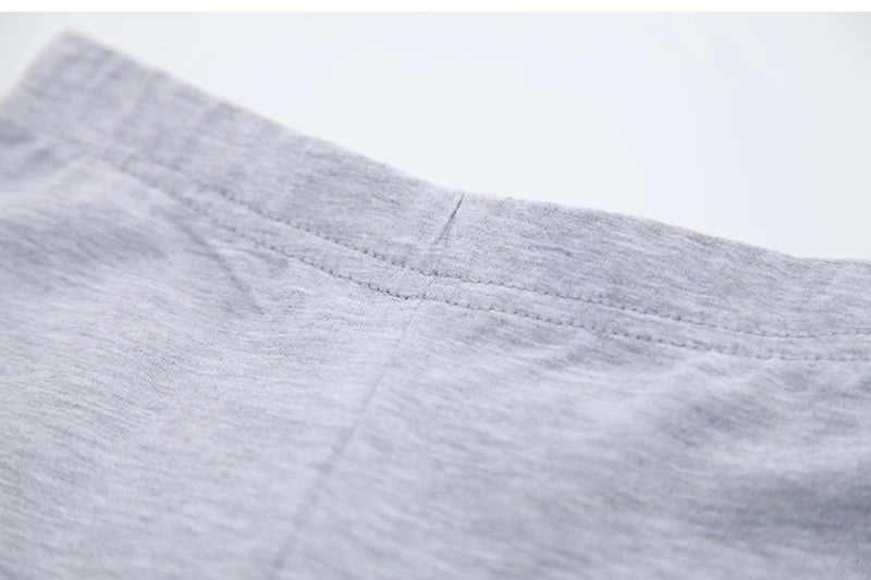 Girls Summer Cotton Leggings โ Knee-Length Candy Color Capris