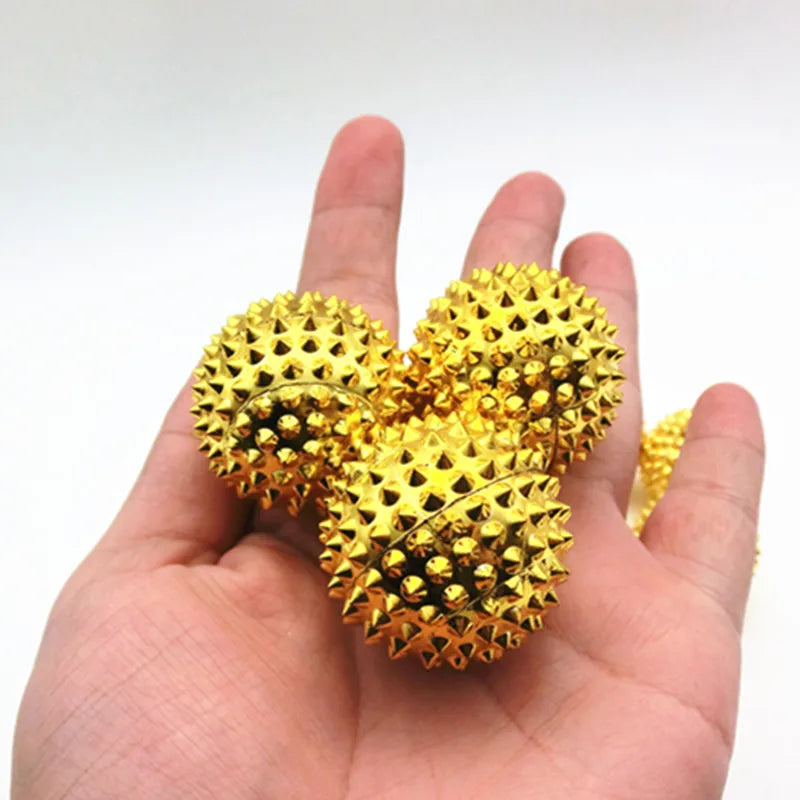 2pcs Hand Palm Magnetic Acupoint Acupuncture Massage Ball