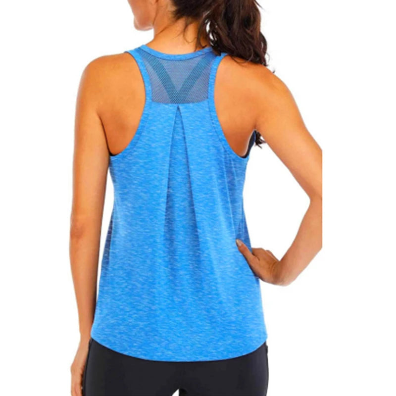 Women’s Yoga Sleeveless Fitness Shirt