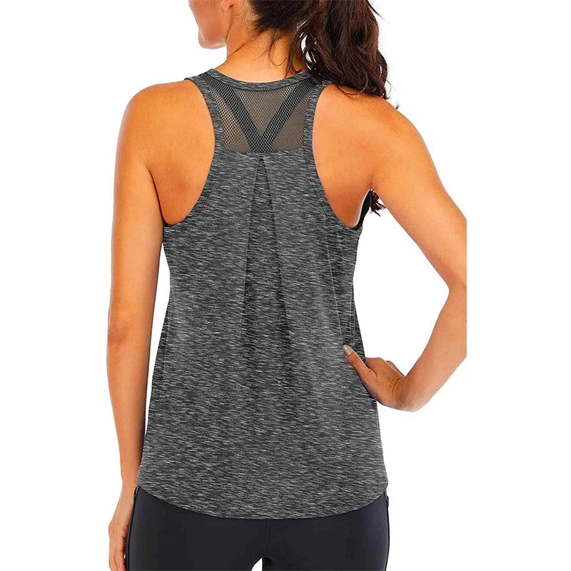 Women’s Yoga Sleeveless Fitness Shirt