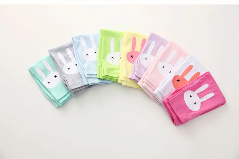Girls Summer Cotton Leggings โ Knee-Length Candy Color Capris