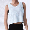 Women’s Camouflage Running Vest-Crop Top
