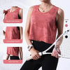 Women’s Camouflage Running Vest-Crop Top