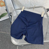 Solid Color High Waist Seamless Butt Lift Yoga Shorts