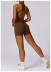 Women’s V-Back Scrunch Sports Jumpsuit