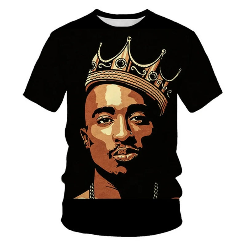 Men’s 2Pac Graphic T-Shirt – Style - Duo