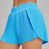 Fitness Fake Two-Piece Pleated Skirt Pants