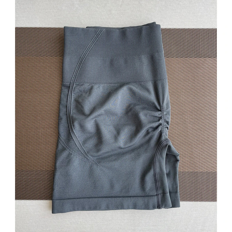 TKITK Women's High Waist Seamless Tight Shorts