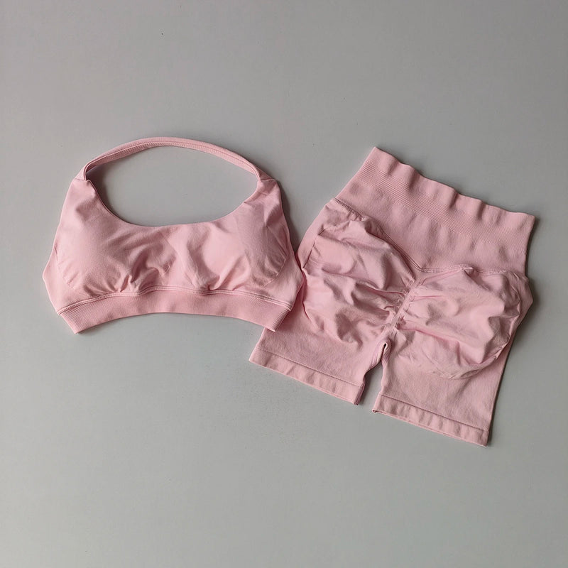 2-Piece Seamless Yoga Suit for Women