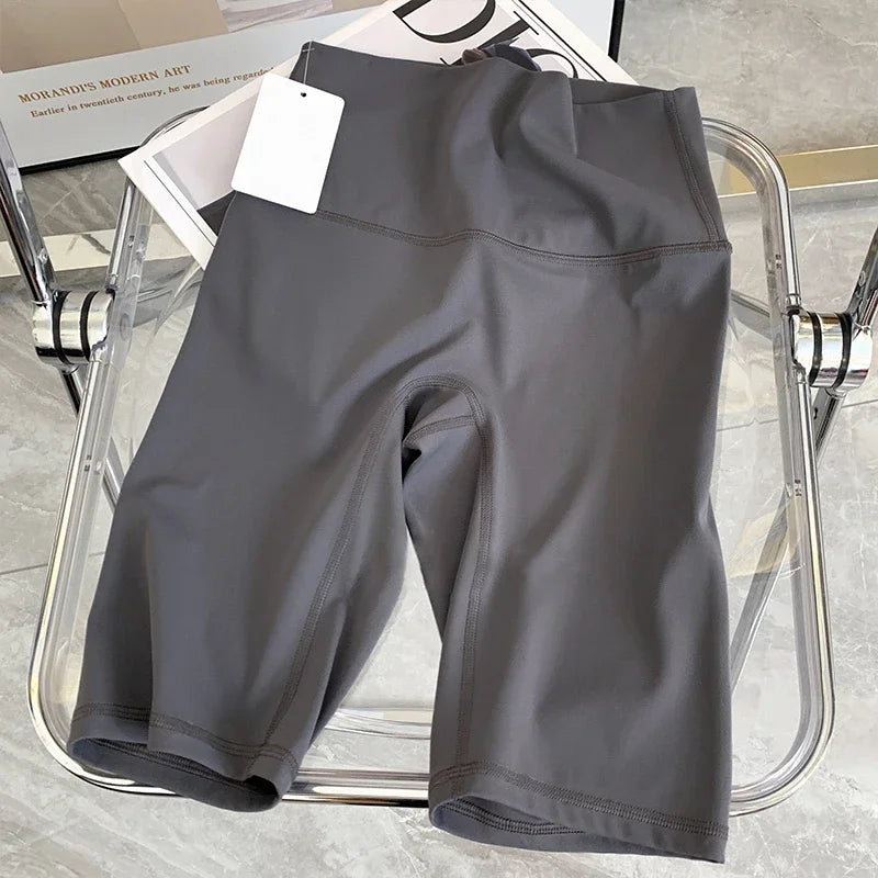 Summer Elastic Breathable Quick-Dry Yoga Shorts