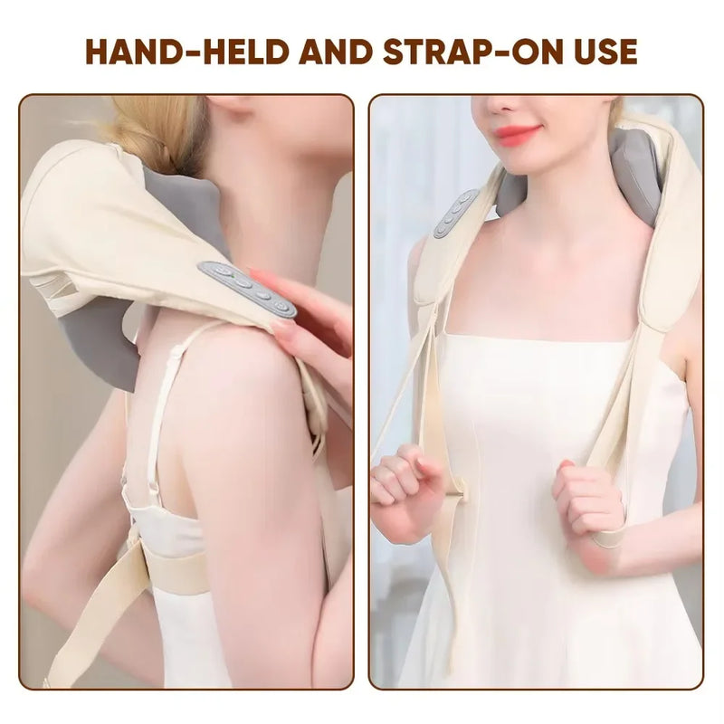 Wireless Neck & Back Massager ā Deep Relief for Neck, Shoulder & Trapezius Tension