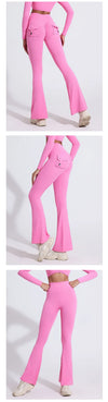 QINACTIVE Women’s Flared Fitness Pants