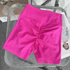 Solid Color High Waist Seamless Butt Lift Yoga Shorts