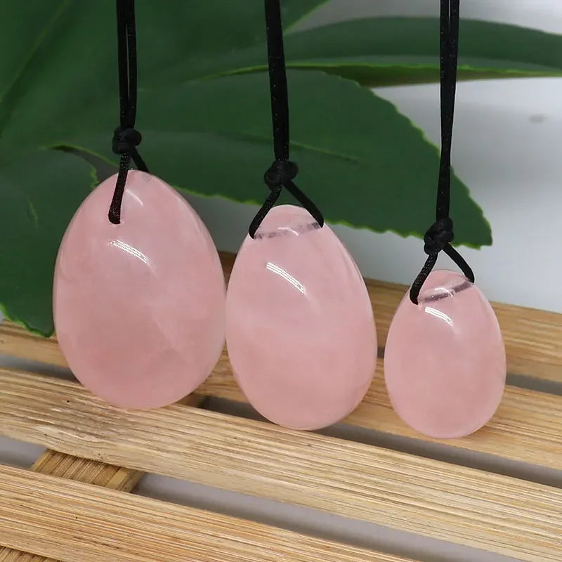 100% Pure Natural Quartz Yoni Egg Set Kegel Exerciser Balls