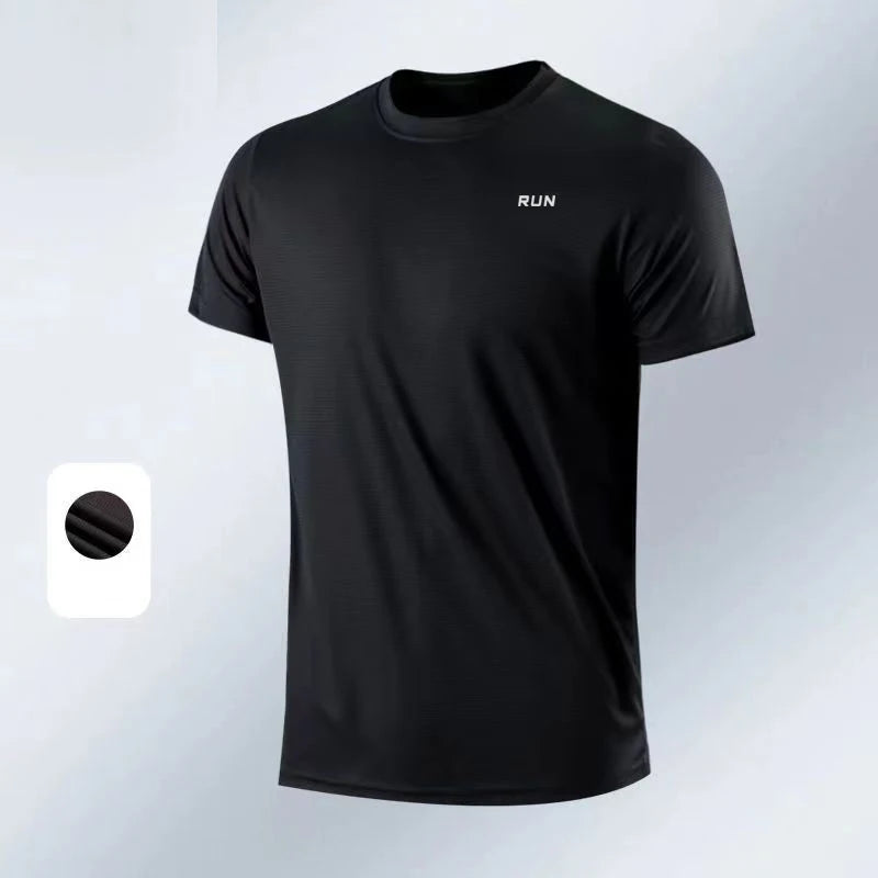 Men’s Bodybuilding Top – Short Sleeve Gym Fitness T-Shirt