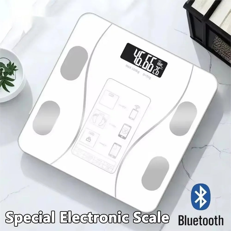 Smart Bluetooth Body Fat Scale with App Synchronization
