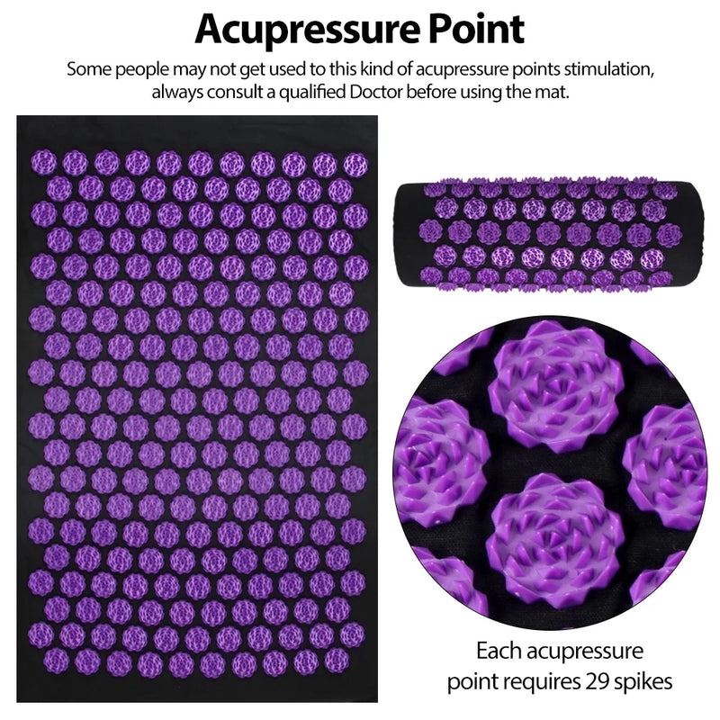 Acupressure Yoga Mat Kuznetsov's Applicator