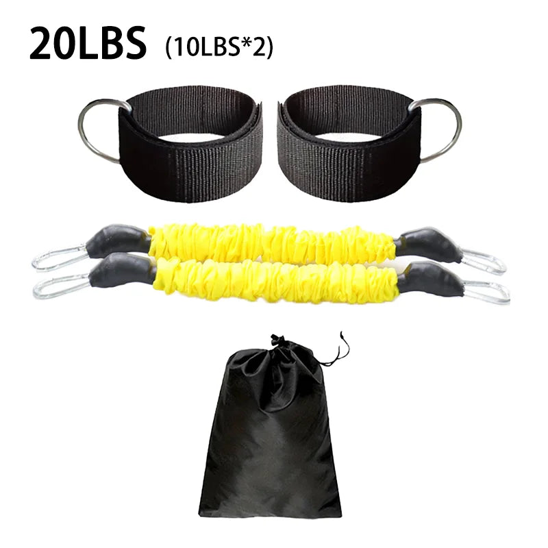 1 PC Leg Strength Trainer Foot Ring with Resistance Band