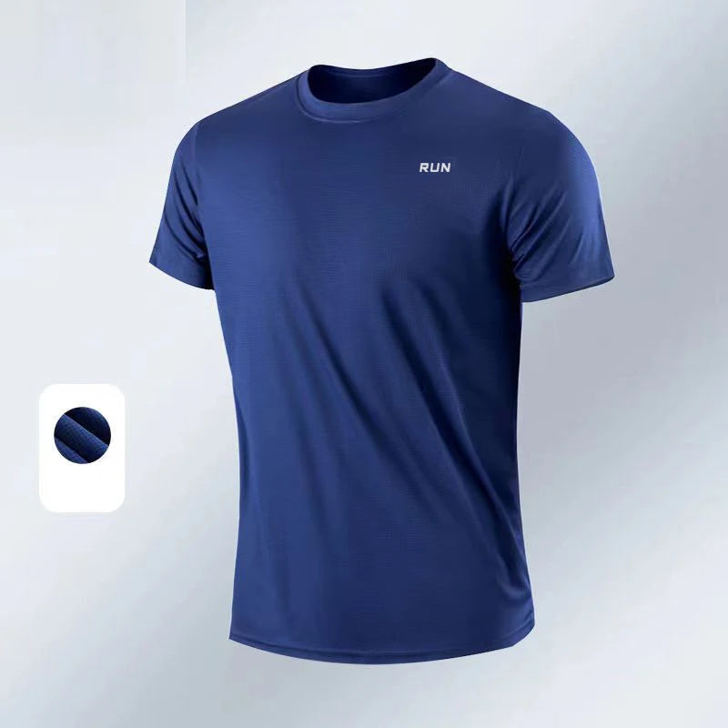 Men’s Bodybuilding Top – Short Sleeve Gym Fitness T-Shirt