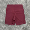 Solid Color Women’s High Waist Fitness Shorts