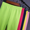 Boy's & Girl's Solid Color Leggings – Stretch Slim Pants