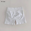 ARFTE Butt-Lifting Low Ribbed Elastic Band Seamless Yoga-Biker Shorts