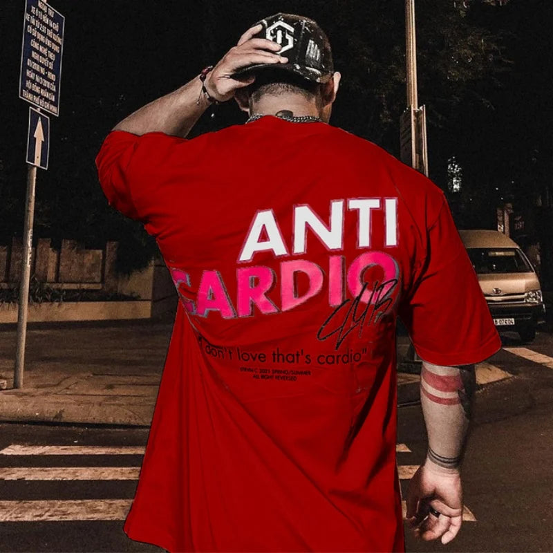 ANTI CARDIO Oversized Sports T-Shirt