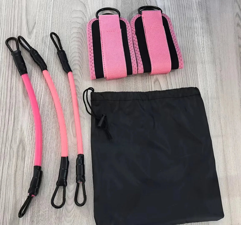 TPE Resistance Bands with Ankle Straps: