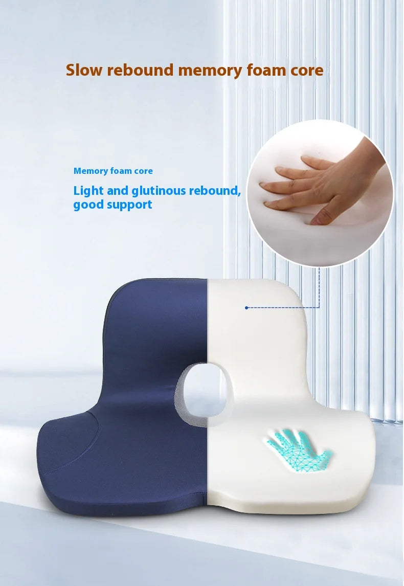 L-Shaped Integrated Office Chair Seat Cushion