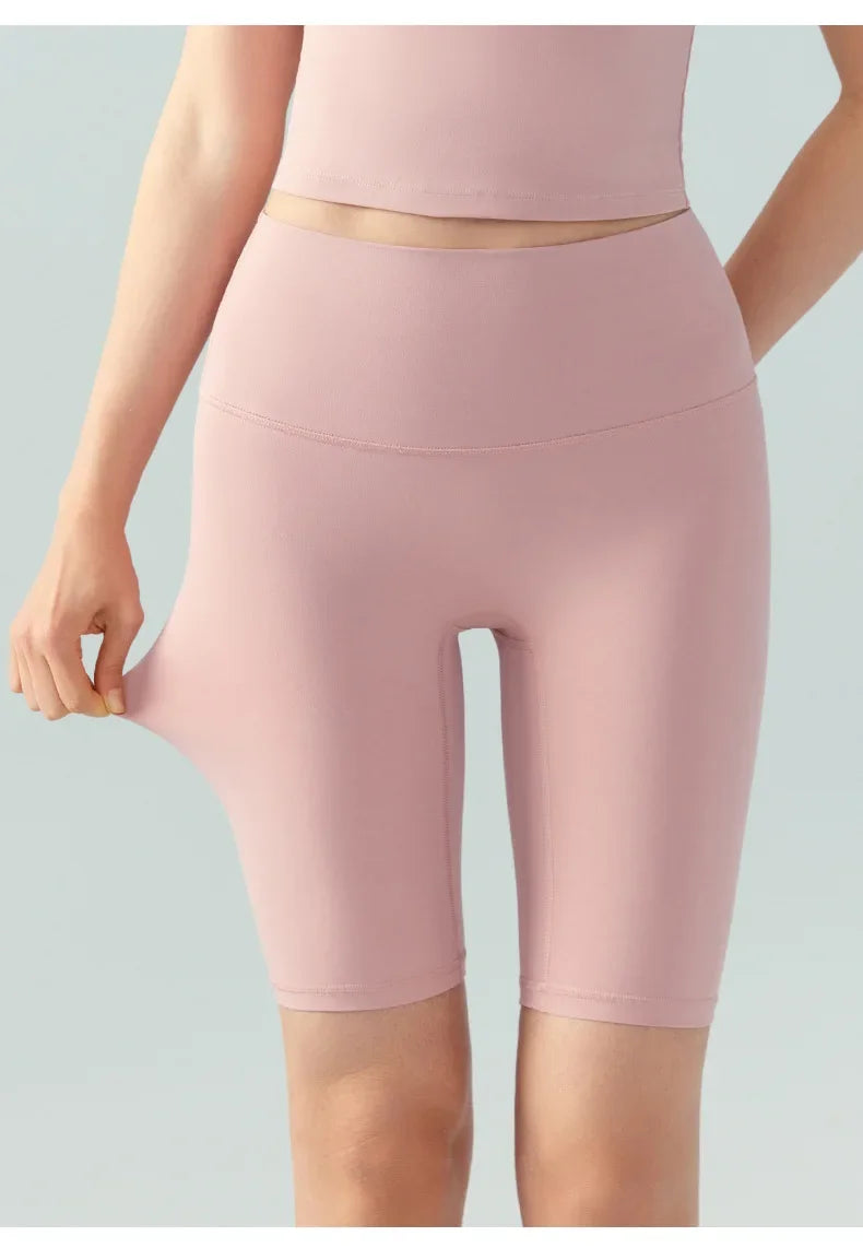 Summer Elastic Breathable Quick-Dry Yoga Shorts