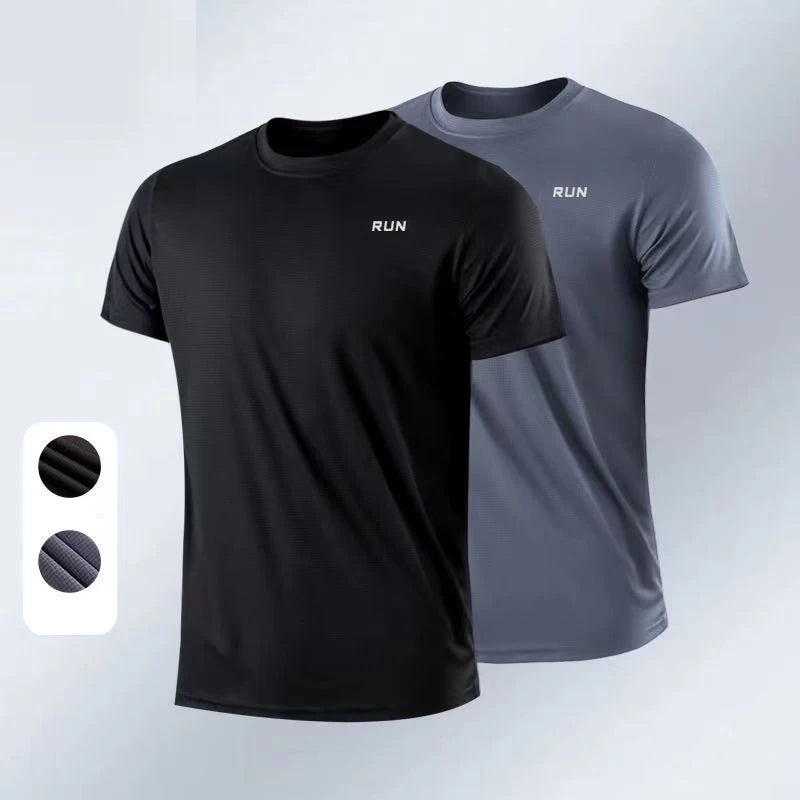 Men’s Bodybuilding Top – Short Sleeve Gym Fitness T-Shirt