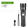 KDULIT High Power Rechargeable LED Flashlight: