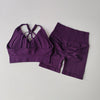 2 Pcs Yoga Sets Women High Waist Workout Outfits