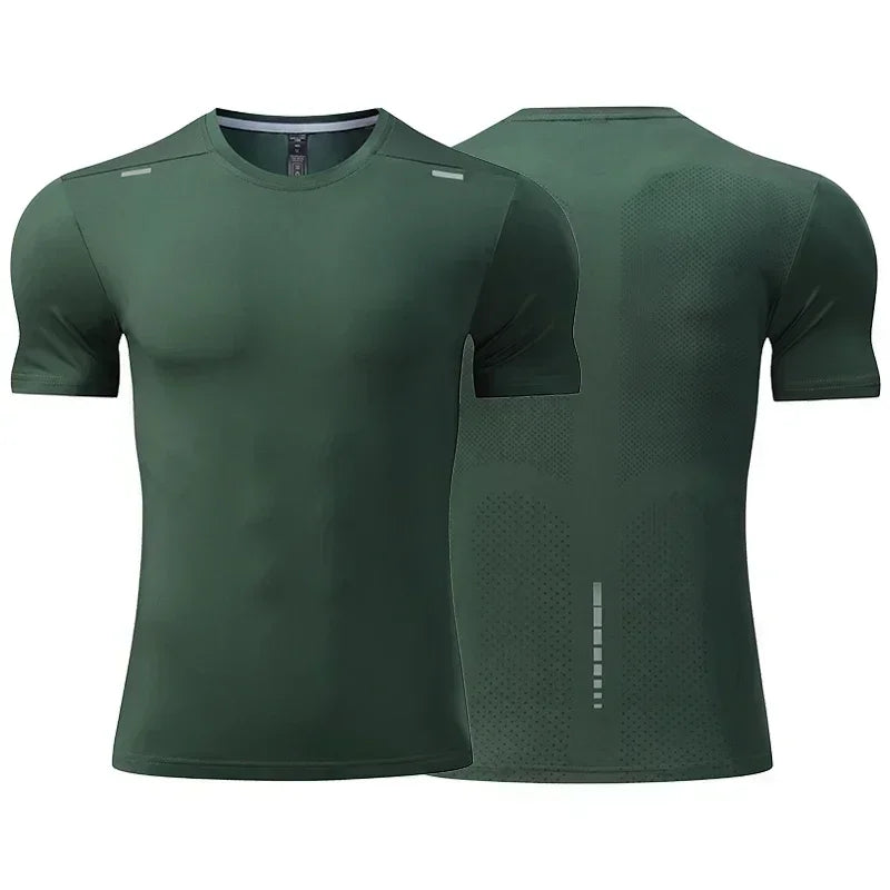 Men's Summer Loose Breathable Short Sleeve Outdoor Cycling Quick Dry Top