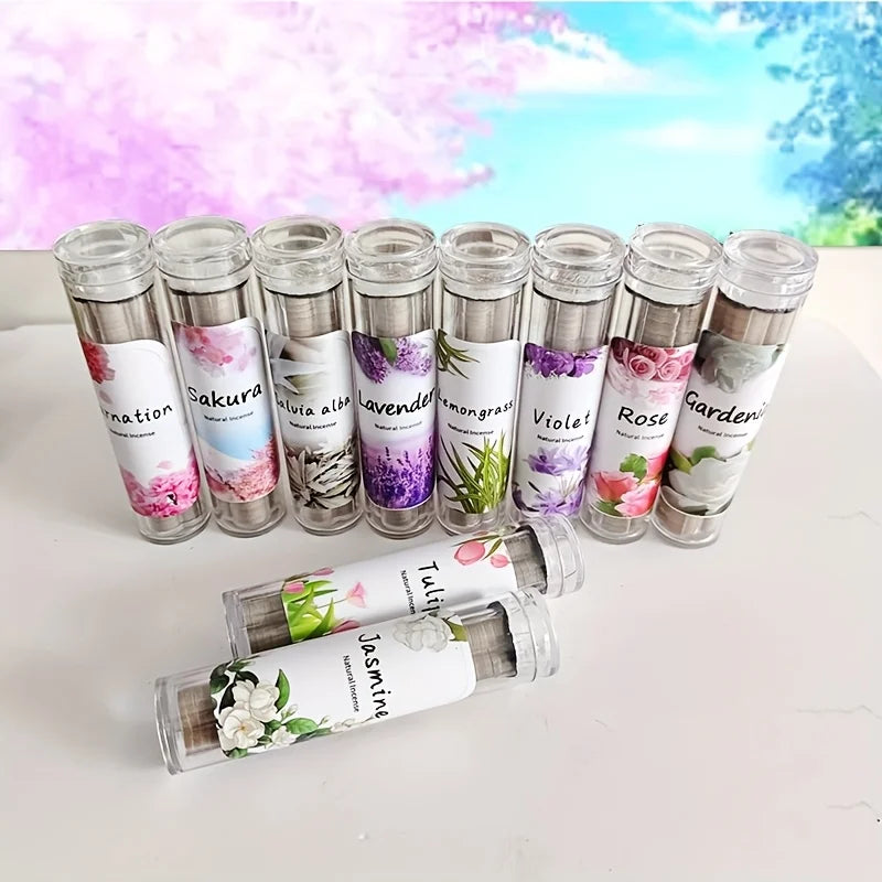 40 Wooden Aromatherapy Incense Sticks, Lavender Fragrance