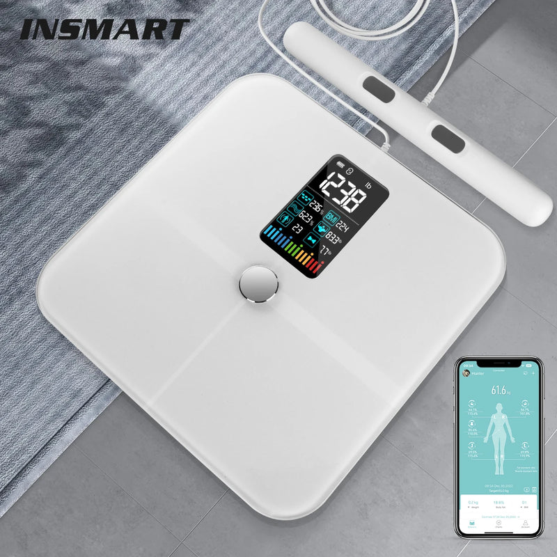 Smart Body Fat Scale with 8 Electrodes – Professional Digital Body Analyzer