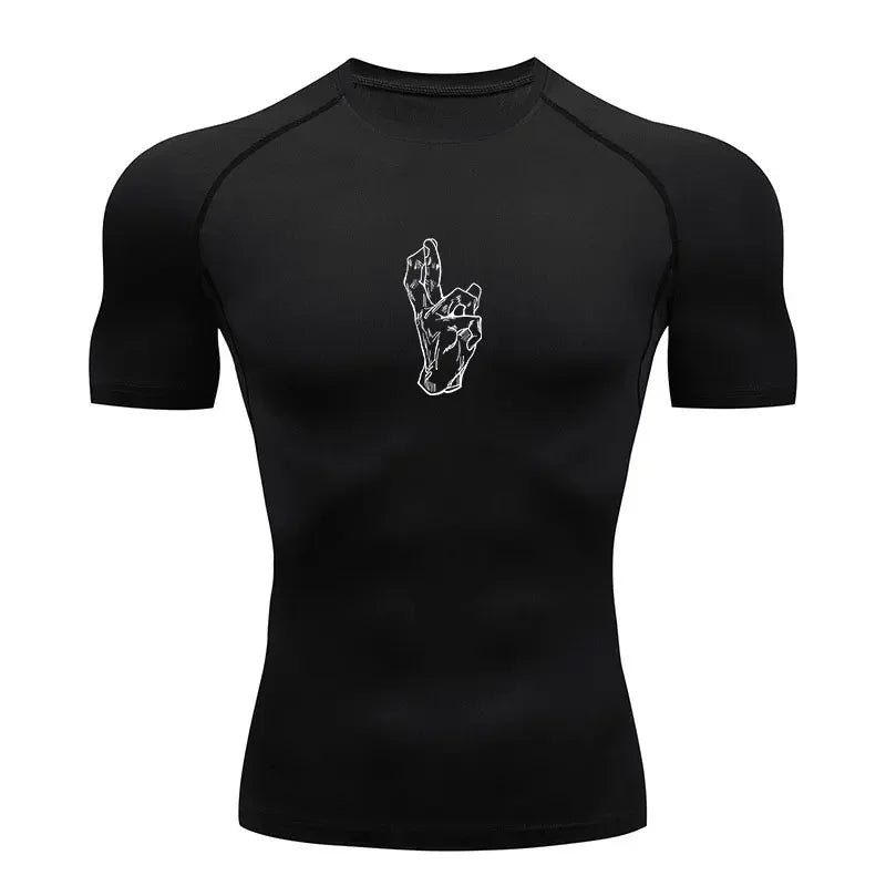 Men’s Summer Anime Jujutsu Kaisen Compression T-Shirt