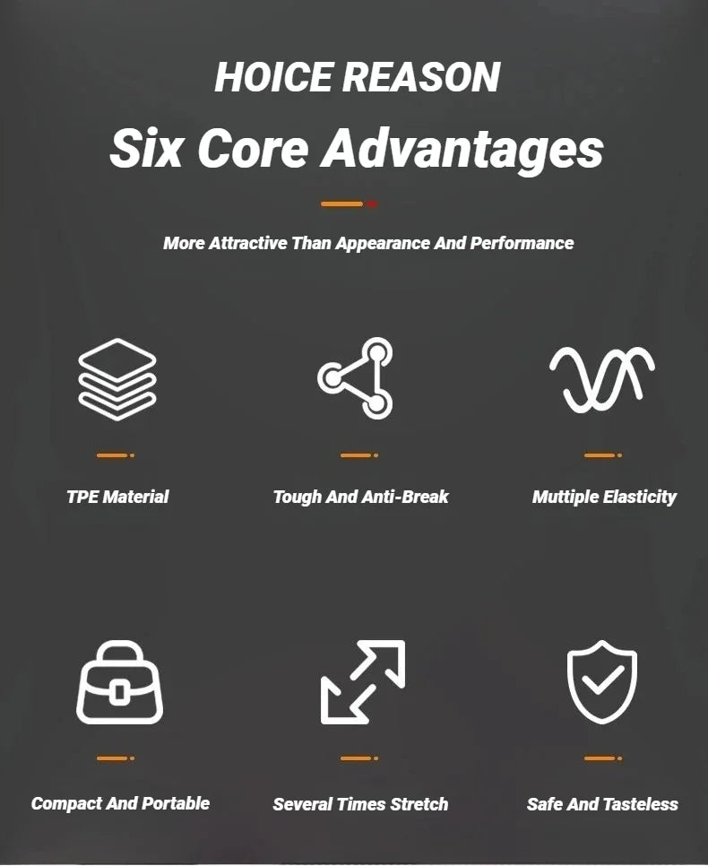 11pcs/Set Pull Rope Resistance Bands Fitness Equipment