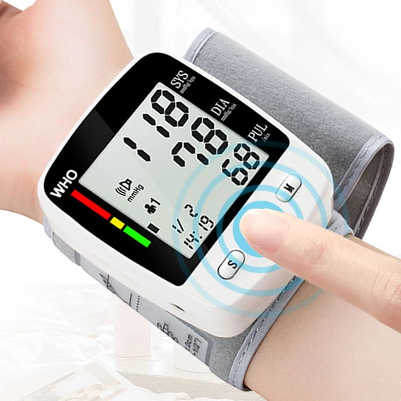 Rechargeable Digital Blood Pressure Monitor Wrist