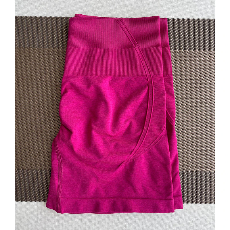 TKITK Women's High Waist Seamless Tight Shorts