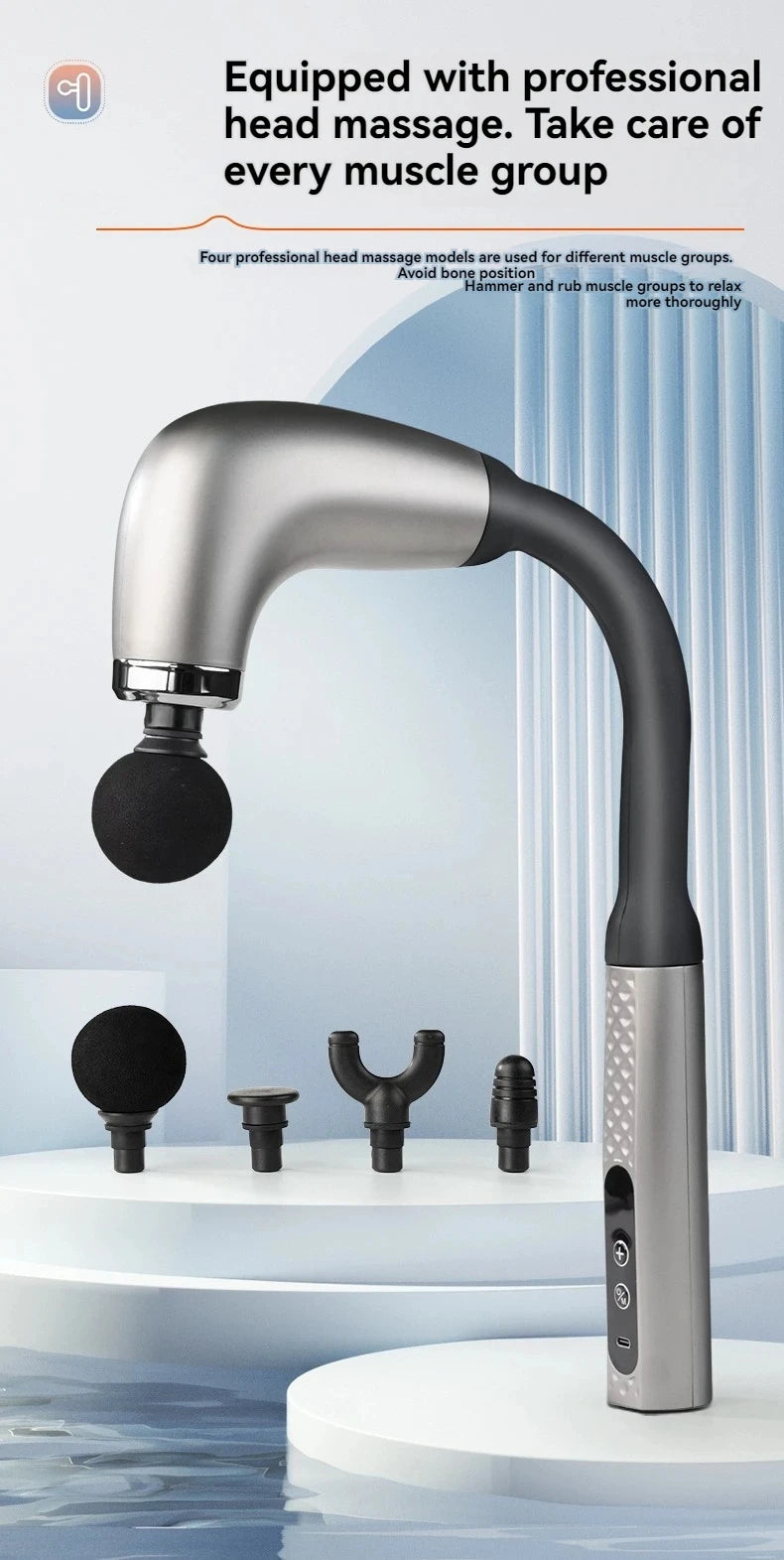 Smart Massage Gun Electric Massager: